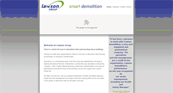Desktop Screenshot of lawsondemolition.co.uk